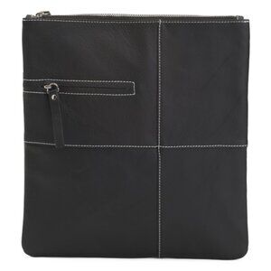 AMERILEATHER Leather Slim Crossbody